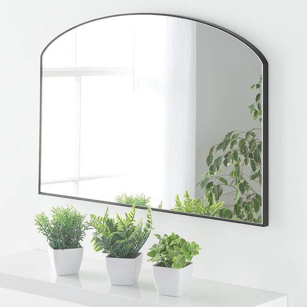 Contemporary mantle wall mirror.
