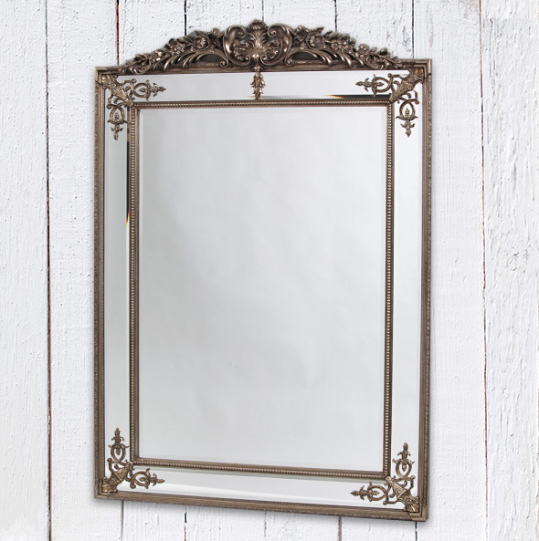 Melva - Extra large gold Venetian glass mirror.